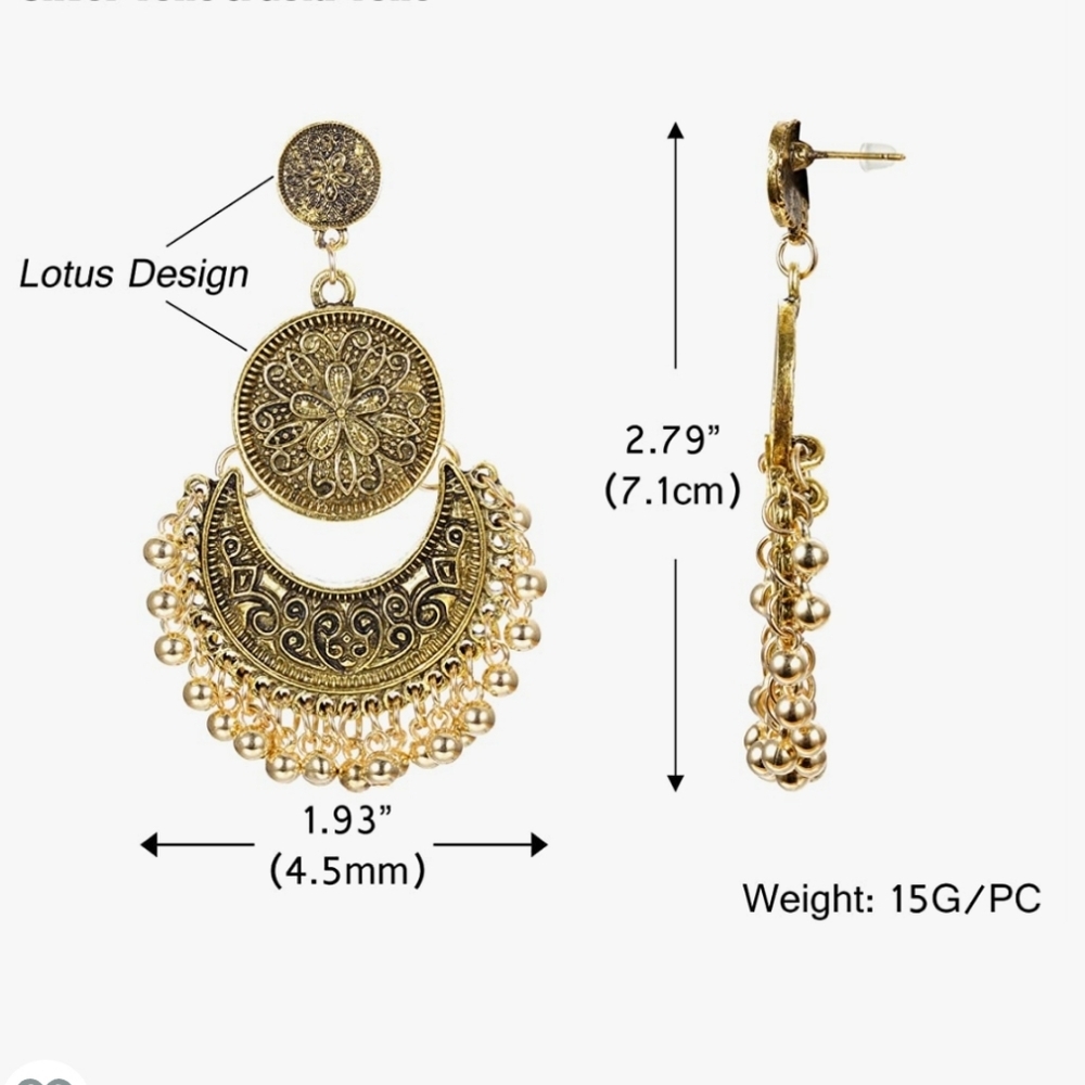 🎄5/$30🎄 Traditional Ethnic Earings - Picture 2 of 4